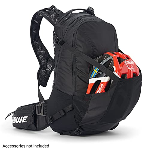 USWE Shred 25L Backpack, a High End Daypack for MTB, E-MTB, Mountain Bike, Black - style: 25l Black