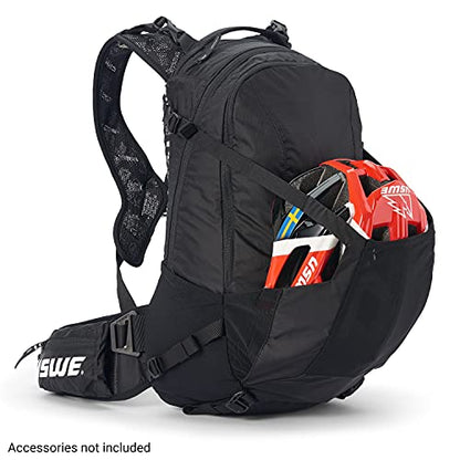 USWE Shred 25L Backpack, a High End Daypack for MTB, E-MTB, Mountain Bike, Black - style: 25l Black
