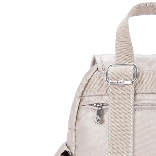 Kipling Women's City Pack Mini Backpack, Lightweight Versatile Daypack, Bag - color: Metallic Glow, size: Mini