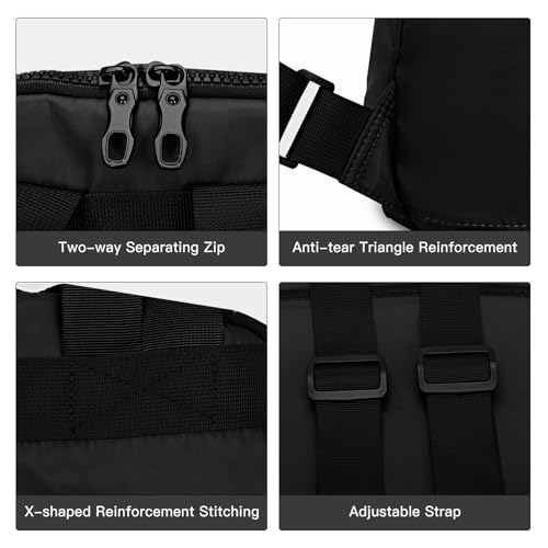Women’s Backpack Purse Medium Size with Trolley Sleeve, Adjustable Strap/Top Handle, Water Resistant Travel Daypack, Black - color: Black