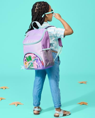 Skip Hop Big Kid's Backpack, 14 inches, 3 years+, Sparks Seashell - color: Seashell, style: Big Kid Backpack