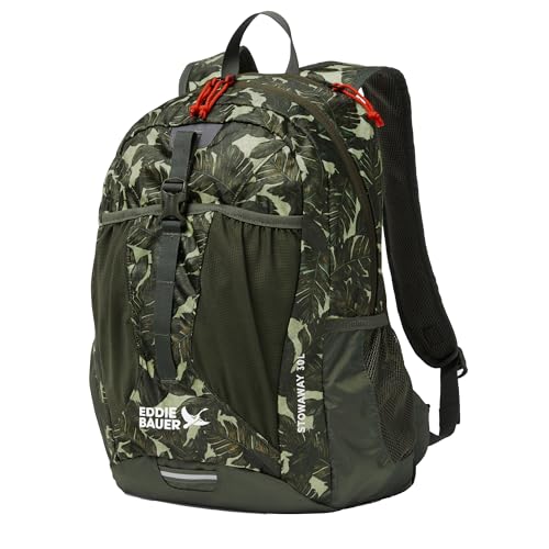 Eddie Bauer Stowaway Packable Backpack | Travel | Outdoor | Lightweight | Foldable | Durable | Ripstop Polyester | 30L - Dark Loden - color: Dark Loden, size: 30L