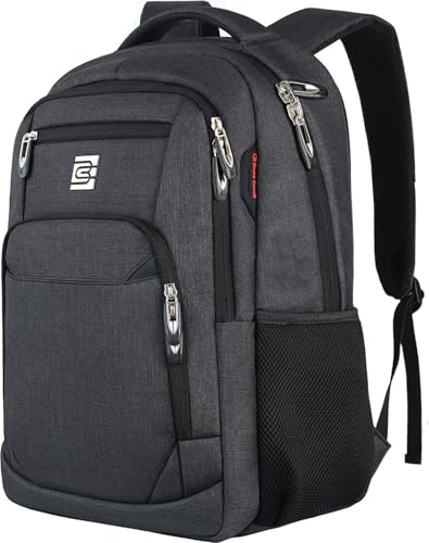Volher Laptop Backpack,Business Travel Anti Theft Slim Durable Laptops Backpack,Water Resistant College Computer Bag for Women & Men Fits 15.6 Inch Laptop and Notebook - Black - color: Black, size: 15.6 Inch, style: Laptop