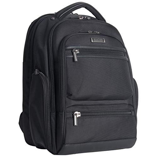 Kenneth Cole Reaction ProTec Travel Business Backpack 17" Laptop Computer TSA Checkpoint-Friendly Bookbag With USB Port, Black - style: Backpack