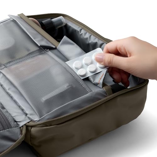 Bellroy Hanging Toiletry Kit Plus (8 Liter Travel Hanging Toiletry Bag) - SeaKelp - color: SeaKelp
