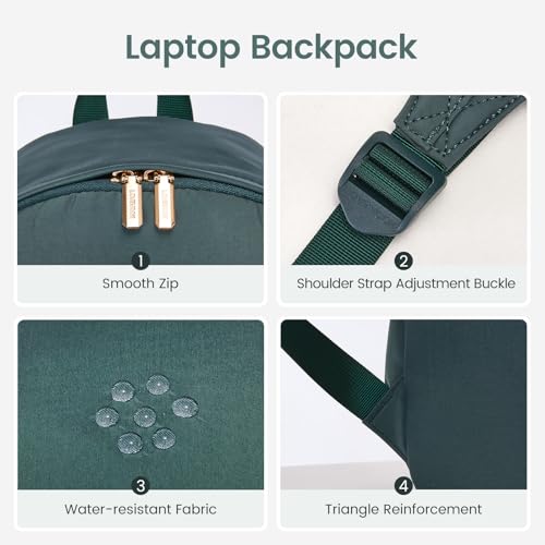 LOVEVOOK Mini Backpack Purse for Women, Small Puffer Lightweight Backpack, Casual Daily Daypack Purse for Women, back pack with Anti-theft Pocket for Travel-Teal - color: Teal
