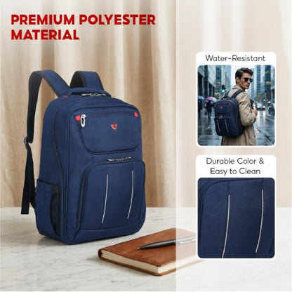 SAKOS Turbo 15.6 inch Laptop Backpack, Professional Travel Backpack Carry on Flight - TSA Approved, Water Resistant Luggage Backpack for Men & Women, College Backpack with Laptop Compartment - Blue - color: 5. Turbo - Blue