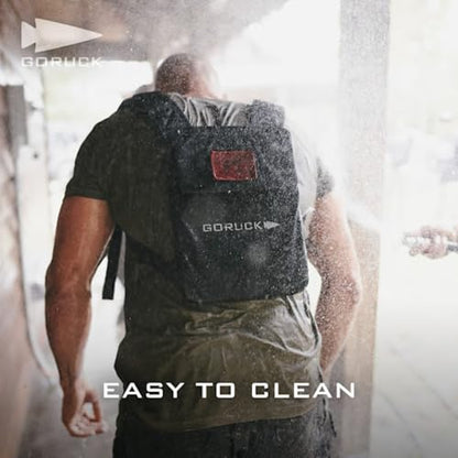 GORUCK Ruck Plate Carrier 3.0 - Streamlined Weighted Rucking Backpack w/Ergonomic Back Support & Extra Padded Straps - Compatible Ruck Plates, Black - color: Black