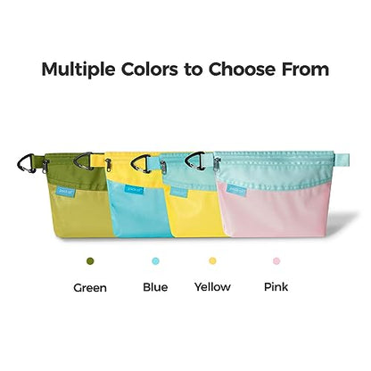 pack all Water-Resistant Zipper Pouch, Mesh Zipper Bag, 8.66"x5.91" - color: Pink, size: Small