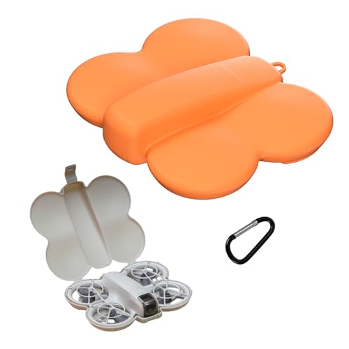 Storage Bag for DJI Neo, Portable Travel Case Protective Carrying Case Compact Bag for DJI Neo Drone Accessories (Orange) - color: Orange