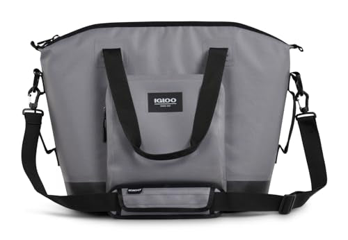 Igloo Trailmate Soft Sided Coolers | Portable Insulated Cooler Bag - color: 24-Can Grey