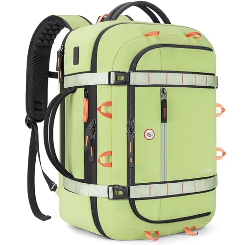 40L Travel Backpack,TSA Approved Carry On Backpack,Business Work Bag with Wet/Dry Compartment, Fits 17.3" Laptop, Duffel Bag for Men Women(LightGreen) - color: Lightgreen