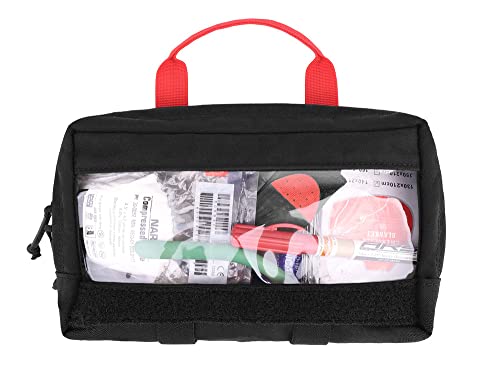 KRYDEX Clear Top Insert Bag with Hook Panel Tactical Packing Cube Travel Organizer Bag (Small) - color: Small