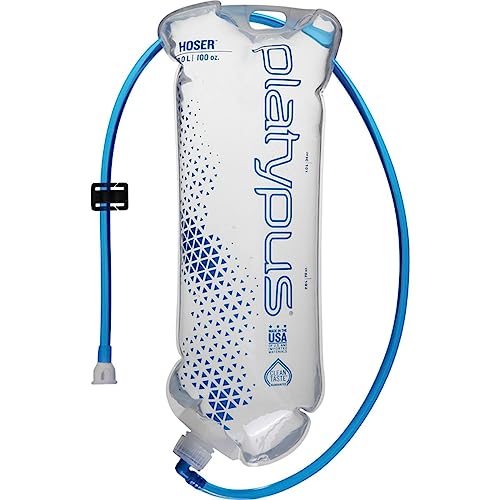 Platypus Hoser Hands-Free Hydration System Water Reservoir, 3-Liter, with Fast Flow Valve, one color - size: 3.0-Liter