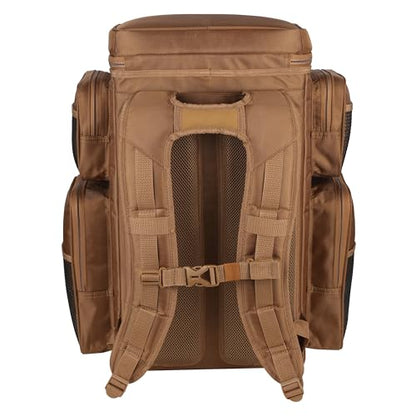 Evolution Fishing Drift Series Tackle Backpack, Outdoor Rucksack w/ 6 Fishing Tackle Trays, Heavy Duty - color: Coyote, size: 3700