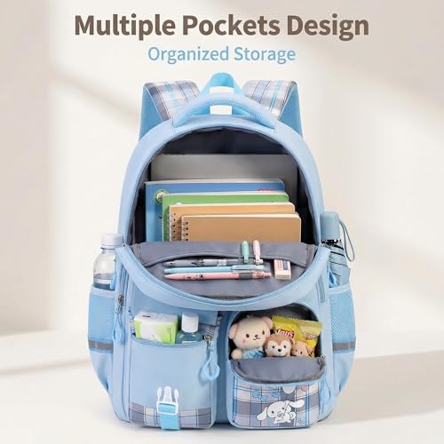 PINAKA Teenage Backpack with Large Capacity and Lightweight Design Cute Student bag Suitable for Both Boys and Girls