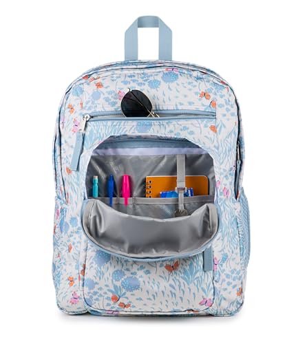 JanSport Laptop Backpack - Computer Bag with 2 Compartments, Ergonomic Shoulder Straps, 15” Laptop Sleeve, Haul Handle - Fluttering Fields - color: Fluttering Fields