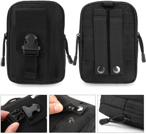 Belt Pouch, Tactical Molle Phone Pouch EDC Utility Pouches Waist Bag, Small Cell Phone Holster Gear Tool Gadget Pocket for Men - color: Sansha Camo