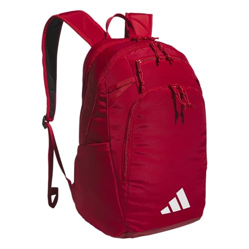 adidas Defender 5 Backpack for Sports, Gym, School and Travel, 33L, Power Red/White, OSFA - color: Power Red/White