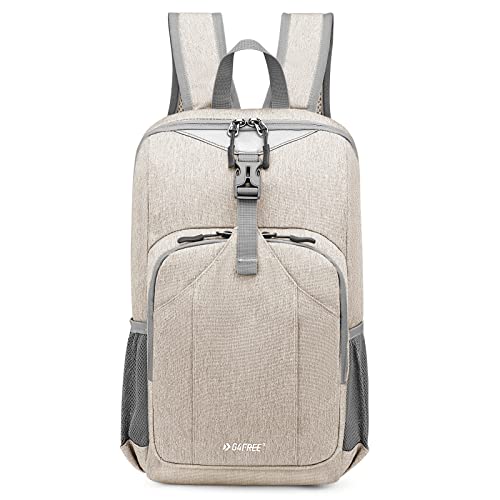 G4Free Mini 10L Hiking Daypack Small Hiking Backpack Cycling Compact Shoulder Backpack Outdoor for Men Women - color: Ivory