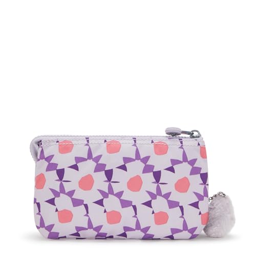 Kipling Women's Creativity Large Prt Pouch, Versatile Cosmetics Kit, Lightweight Travel Organizer - color: Flower Dots, size: 7.25''L x 4.25''H x 1.5''D