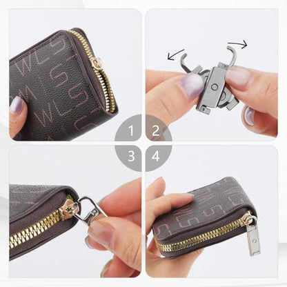 Zipper Pull Replacement, 8 Pcs Metal Zipper Pull Tab Repair Kits for Luggage, Jackets, Purse, Backpack, Coat, Suitcase, Boot(Silver, Bronze, Gold, Gun Black/Small+Large) - style: 16Pcs Large+Small