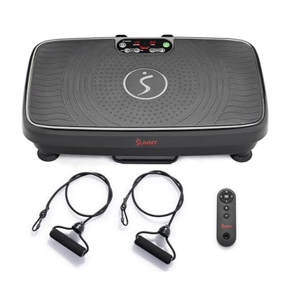 Sunny Health & Fitness Fitboard Vibration Platform Exercise Machine with Multiple Speed Settings and Vibration Modes for Multipurpose Workouts - size: 2D