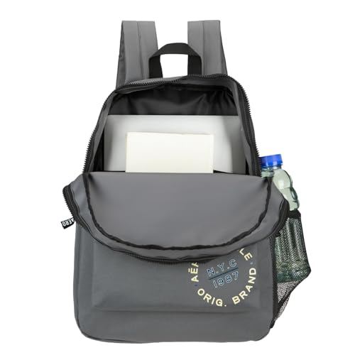 AEROPOSTALE Fieldtrip Unisex Backpack - AE Mens and Womens Bag for Everyday Use - Grey - color: Gray Aero
