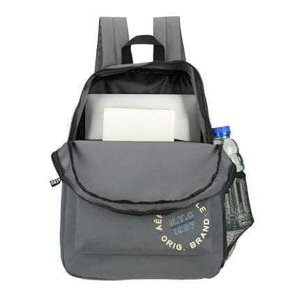 AEROPOSTALE Fieldtrip Unisex Backpack - AE Mens and Womens Bag for Everyday Use - Grey - color: Gray Aero