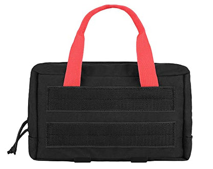 KRYDEX Clear Top Insert Bag with Hook Panel Tactical Packing Cube Travel Organizer Bag (Small) - color: Small
