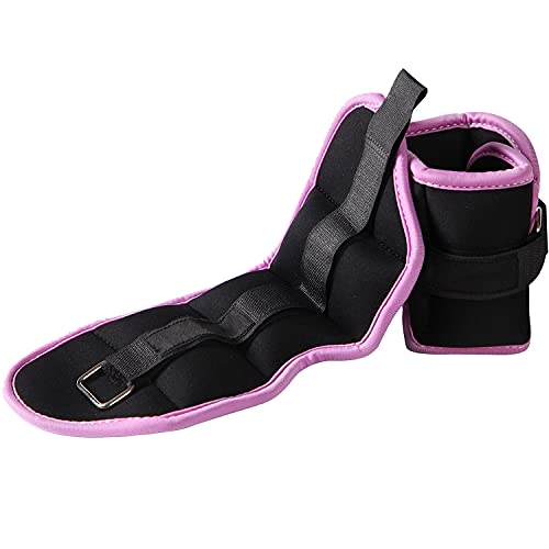 JFIT Ankle Weights - Ankle Weight Pair 10 Weight and Bundle Options - 0.5 to 8 lbs. Each (Set of 2) Adjustable Straps – Comfortable, Breathable, Moisture Absorbent Weight Straps for Men and Women - size: 1 lb Pair