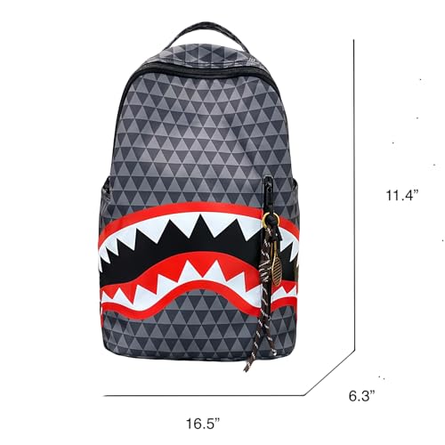 Large Capacity Laptop Backpack Water Resistant Durable Daily Carry Backpack Graphic Urban Streetwear Bookbag for Commuting (Charcoal) - color: Charcoal