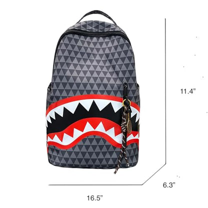 Large Capacity Laptop Backpack Water Resistant Durable Daily Carry Backpack Graphic Urban Streetwear Bookbag for Commuting (Charcoal) - color: Charcoal