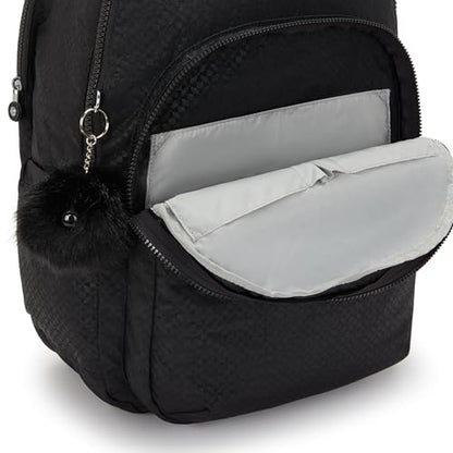 Kipling Women's Seoul Extra Large 17" Laptop Backpack, Durable, Roomy with Padded Shoulder Straps, Built-In Protective Sleeve - color: Echo Emb, size: 13.5''L x 17.75''H x 9''D
