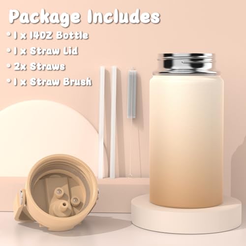ACESAK 5PCS Backpack for Girls with Bento Box & 14oz Insulated Water Bottle - Cute School Girls Backpacks for Elementary Preschool Middle with Lunch Bag & Pencial Case, Back To School (Beige khaki) - color: Khaki