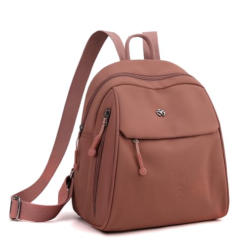 Backpack for Women Ladies Casual Daypack Light Weight Small Backpack Purses Daily Backpack Caramel - color: Caramel