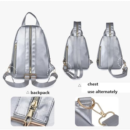 YANAER Mini Backpack for Women PU Leather Anti-theft Small Fashion Cute LightWeight Daypack for Work Travel Daily OffWhite - color: Offwhite