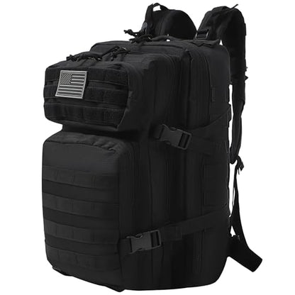 WESTEND 30L Tactical Backpack for Men – Military Assault Pack with MOLLE System, Heavy Duty Bug Out Bag for Outdoor Activity - color: Usa Molle