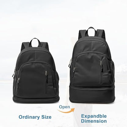 Gym Bag Backpack - Waterproof Lightweight Back Pack with Wet Pocket | Gym Backpack with Shoe Compartment,for Workout Swimming Yoga Training Short Trips
