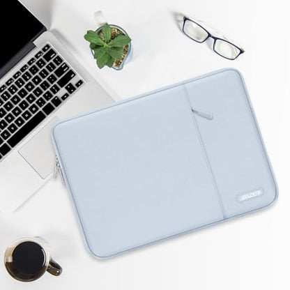MOSISO Laptop Case 13 inch, Laptop Sleeve Compatible with MacBook Neo/Air/Pro 13 inch with A18/M5/M4/M3/M2/M1 Chip 2026-2016, Polyester Vertical Computer Sleeve Bag with Pocket, Baby Blue - color: Baby Blue, size: 13 inch