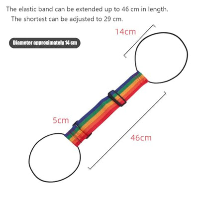 Luggage Straps for Suitcases,Adjustable Bungee Elastic Belt to Connect Two Suitcases,Backpack Trolley Reinforcement Strap，Packing Security Straps(4 Pack)