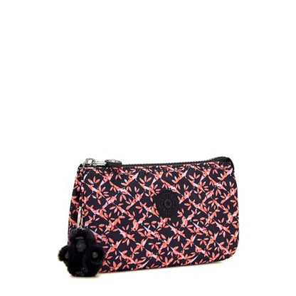 Kipling Women's Creativity Large Pouch, Versatile Cosmetics Kit, Lightweight Travel Organizer - color: Dancing Bouquet, size: 7.25''L x 4.25''H x 1.5''D