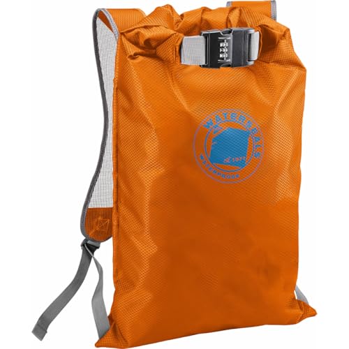 Lewis N. Clark WaterSeals Locking Backpack | Waterproof Bag | Anti-Theft Combination Lock | For Men & Women | Orange - color: Orange