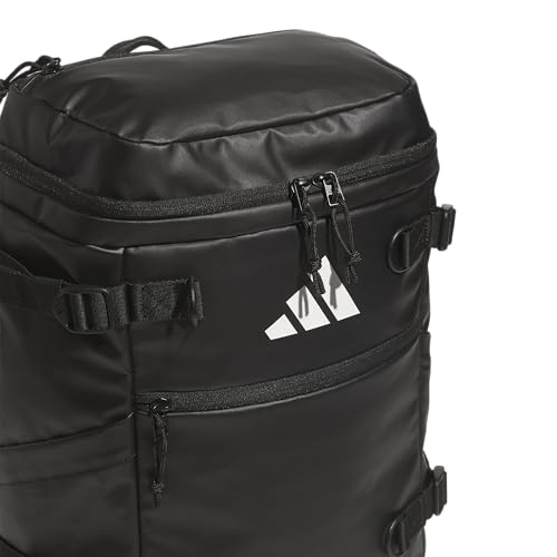 adidas Vista Top-Loading Backpack for Travel and Gym, 29L - color: Black/White