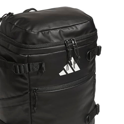 adidas Vista Top-Loading Backpack for Travel and Gym, 29L - color: Black/White