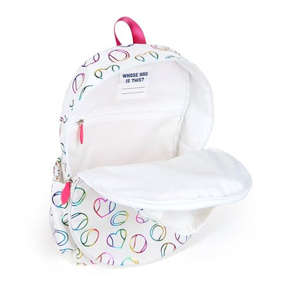 Ame & Lulu Little Love Tennis Backpack - color: Metallic Rainbow