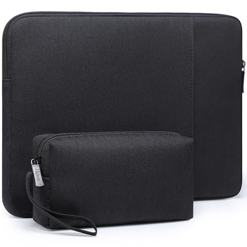 HYZUO 13 Inch Laptop Sleeve Bag Set for MacBook Air 13 M5/M4/M3/M2/M1 A3449 2026-2018, 13" MacBook Neo 2026 A3404, MacBook Pro 13 M2/M1 2026-2016, iPad Pro/Air 13, XPS 13, Surface Pro, Black - color: Black, size: 13 Inch