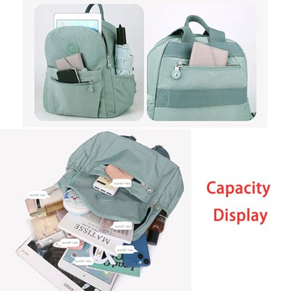 Simple Casual Solid Color Lightweight College Work Backpack Anti Theft Travel Backpack Daypack for Women (Black) - color: Black