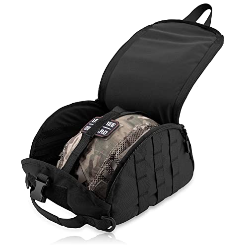 Tactical Helmet Bag Pack,Multi-Purpose Molle Storage Military Carrying Pouch for Sports Hunting Shooting Combat Helmets. …