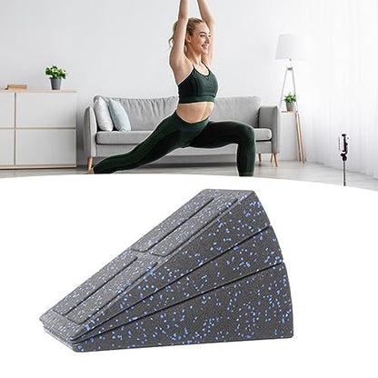 Squat Wedge Block, Adjustable Non Slip Squat Ramp Slant Board Calf Stretcher, Ankle Knee Stretcher Leg Extender, Incline Board Platform for Heel Elevated Squat and Calf Raise